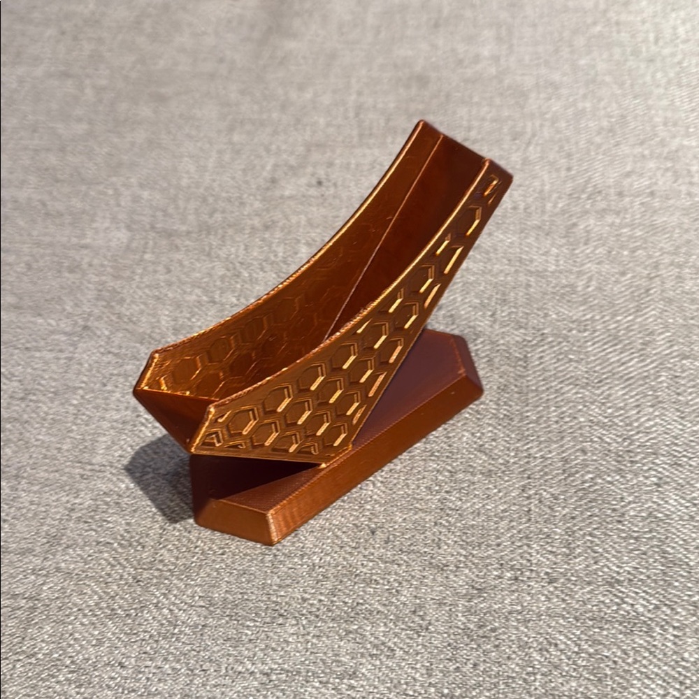 Elegant Copper Desk Organizer